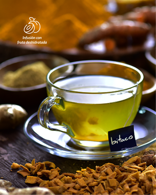 Infusión Herbal Jengibre +  Cúrcuma + Piña | 10 bolsitas