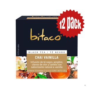 12 Pack -  Té Negro Chai Vainilla