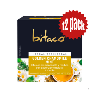 12 Pack - Infusión Herbal Manzanilla + Menta
