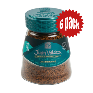 6 Pack - Café Soluble Liofilizado Descafeinado 95 g