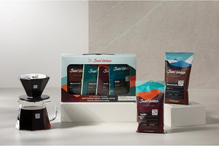 Kit con 4 sobres de café molido Línea Orígenes: Antioquia, Sierra Nevada, Huila, Nariño | 4 Bolsas de 70 g cada una