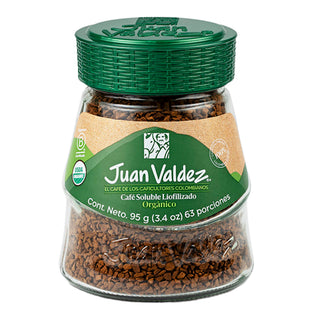 Café Soluble Liofilizado Orgánico de Colombia | Frasco de 95g