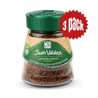 3 Pack - Café Soluble Liofilizado Orgánico de Colombia