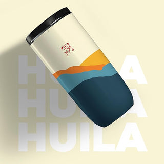 Termo de acero inoxidable "Huila" para café, bebidas frías o calientes de 16 oz (473 ml)