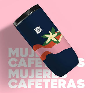 Termo de acero inoxidable "Mujeres" para café, bebidas frías o calientes de 16 oz (473 ml)