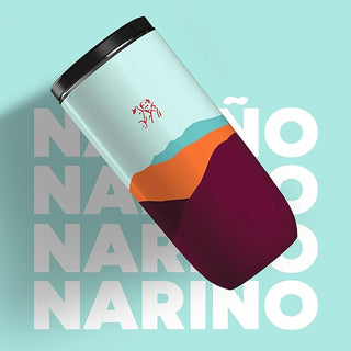 Termo de acero inoxidable "Nariño" para café, bebidas frías o calientes de 16 oz (473 ml)