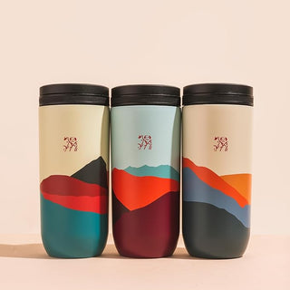 Termo de acero inoxidable "Nariño" para café, bebidas frías o calientes de 16 oz (473 ml)
